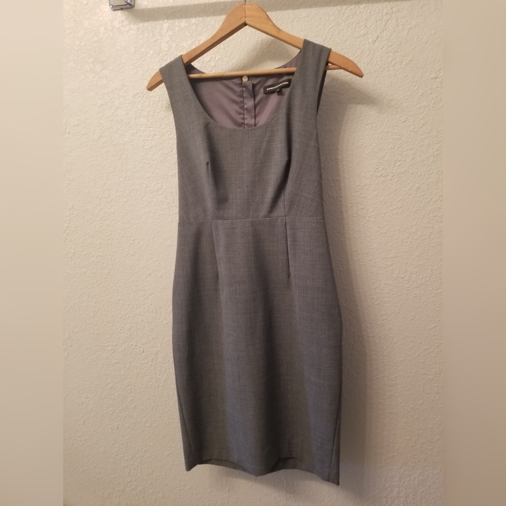 Grey sheath dress
